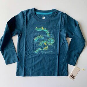 Tea Collection Teal Long Sleeve Tee